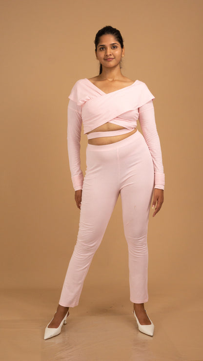 The Ballet Wrap Crop Top