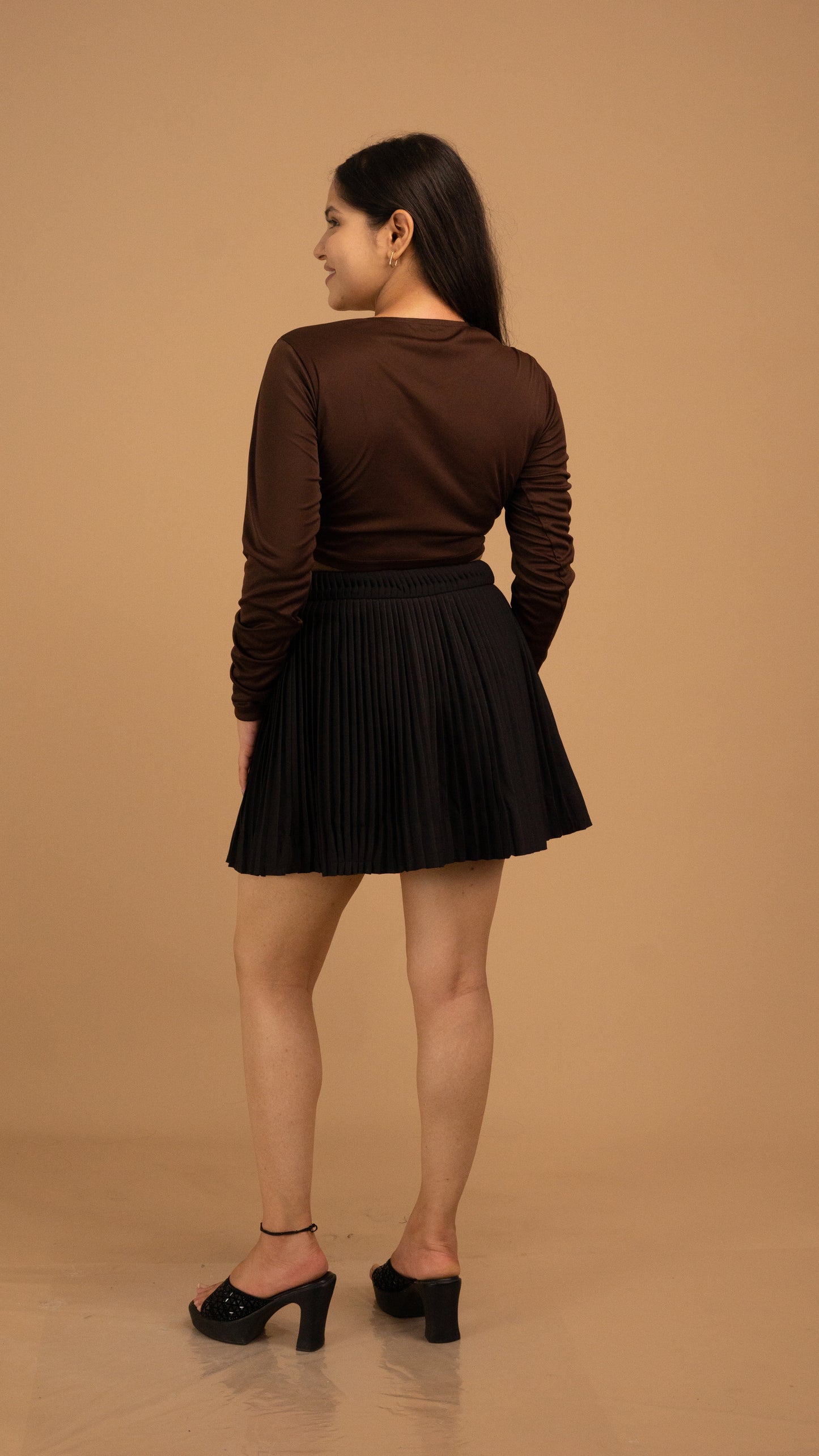 The Mocha Muse Wrap Top