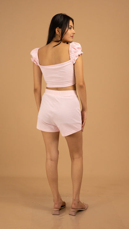 Aurora Ruffle Cotton Co-Ord Set