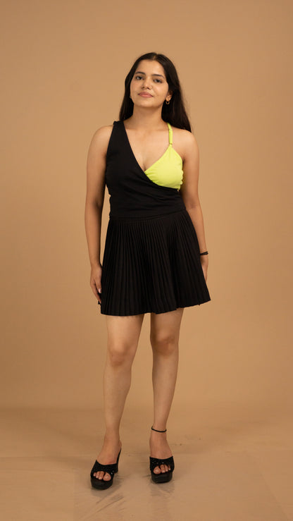 Verde Noir Cotton Luxe Co-Ord Set