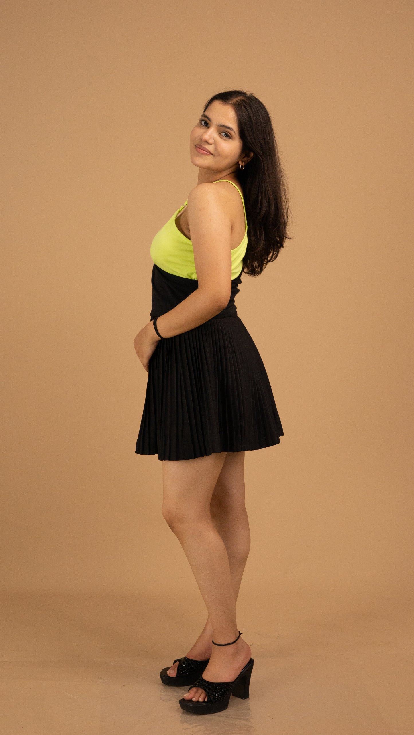 Verde Noir Cotton Luxe Co-Ord Set