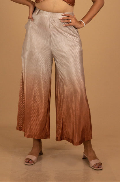 The Solstice Ombre Pleated Luxe Pants