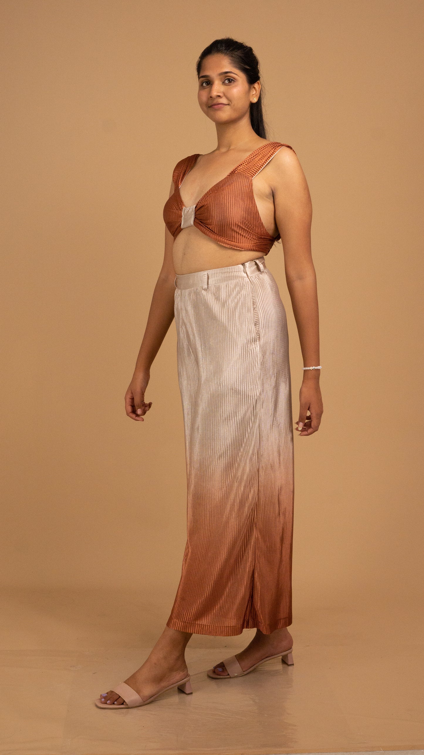 Ombre Pleated Luxe Co-ord Set