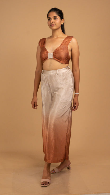 The Solstice Ombre Pleated Luxe Pants