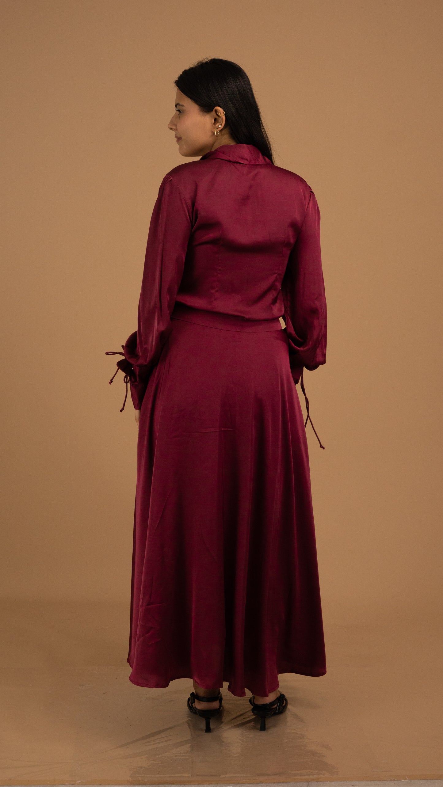 Velour Grace Satin Co-ord Set