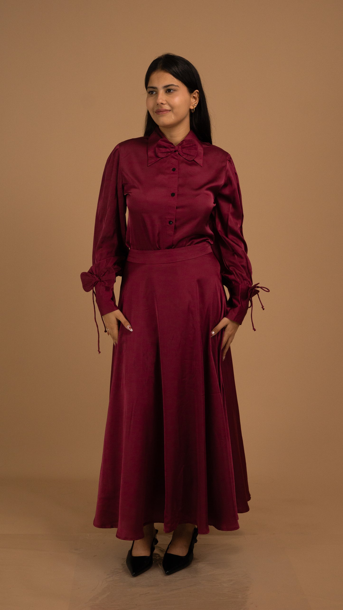 The Maison Fluidité Maxi Skirt