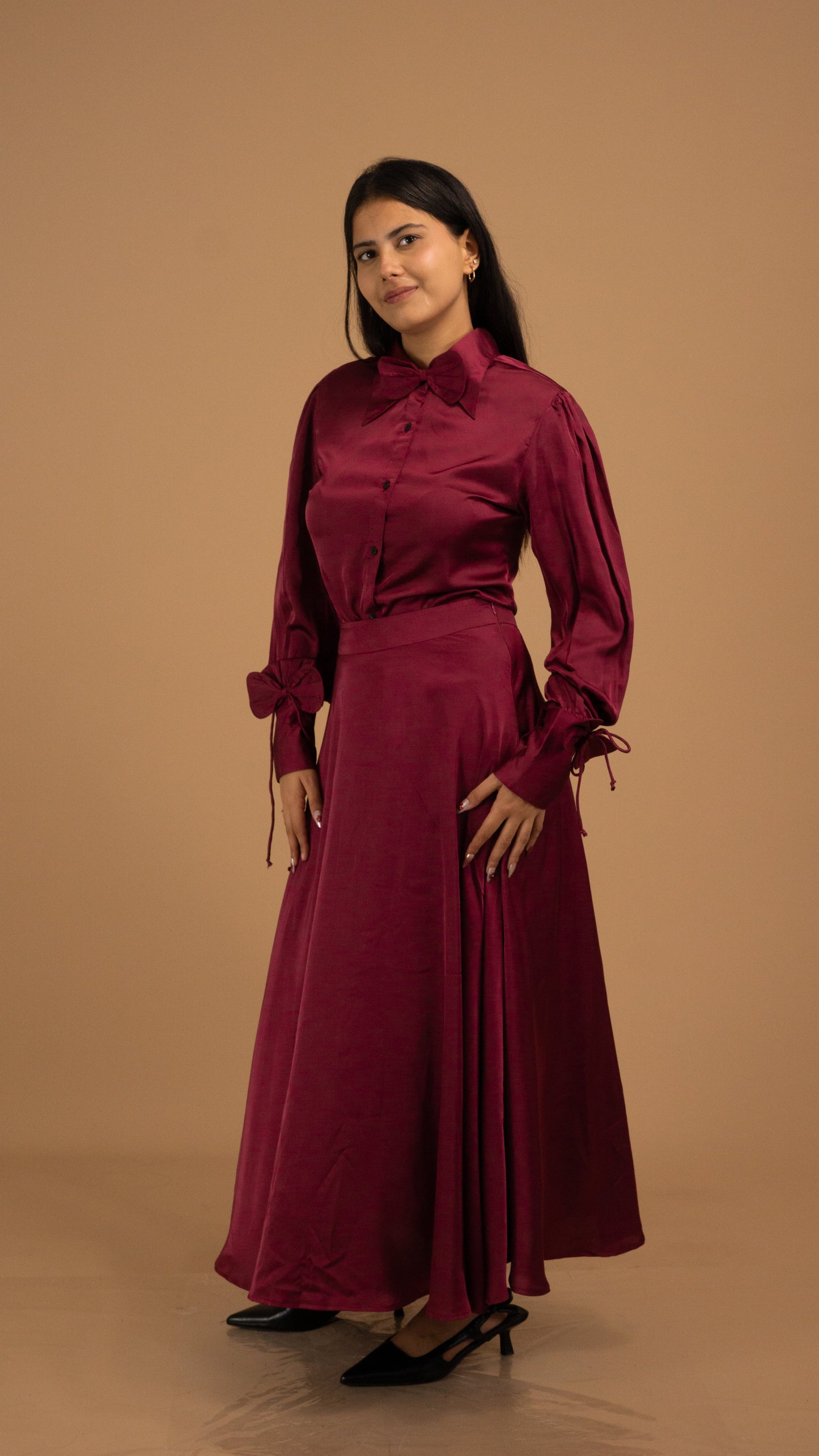 The Maison Fluidité Maxi Skirt
