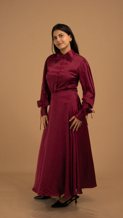 The Maison Fluidité Maxi Skirt