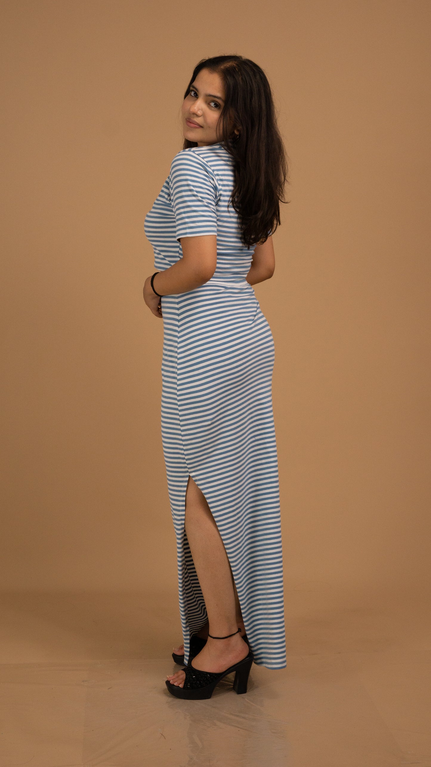 Coastal Stripes Cotton Co-ord Set