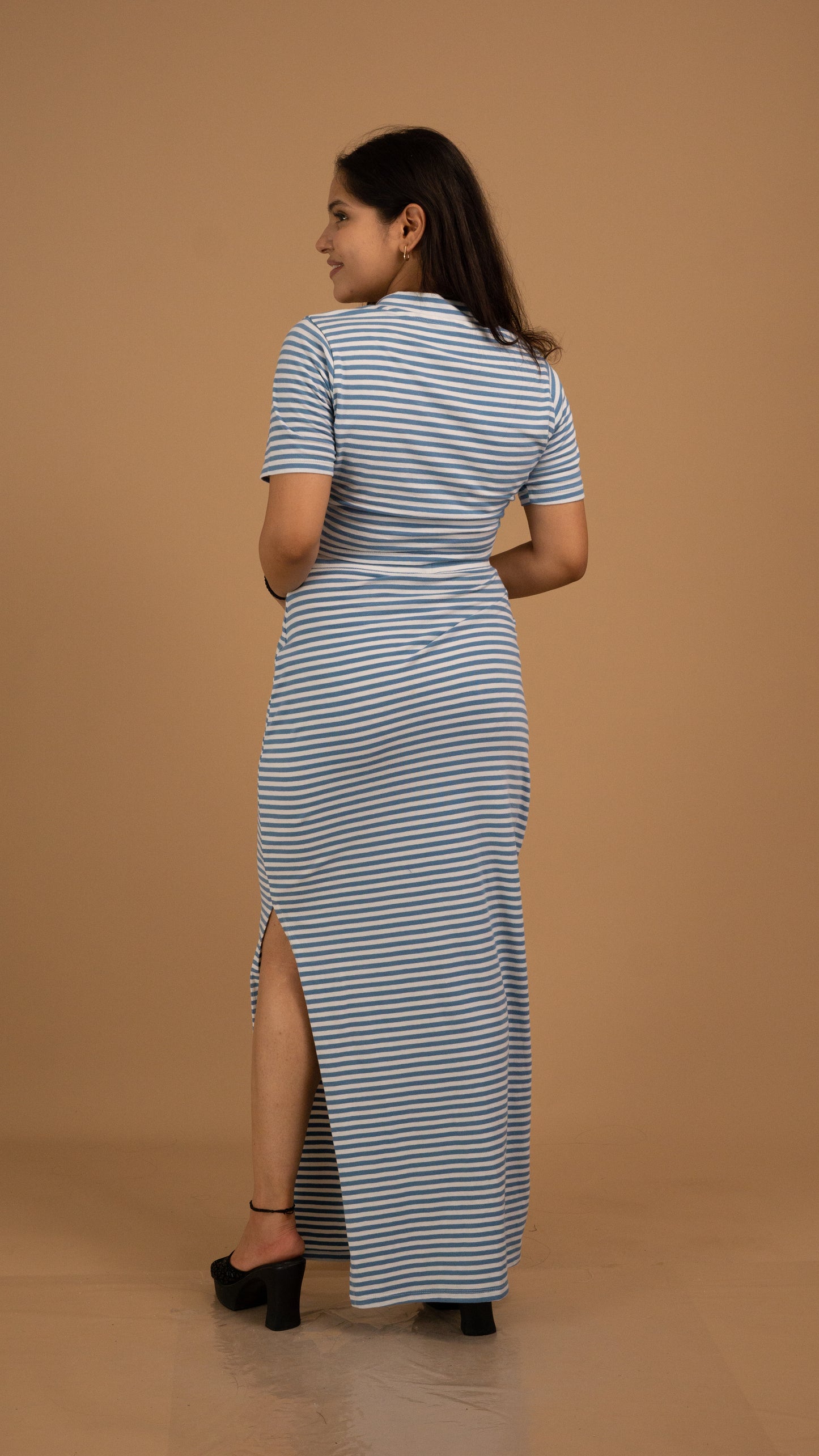 Coastal Stripes Cotton Co-ord Set
