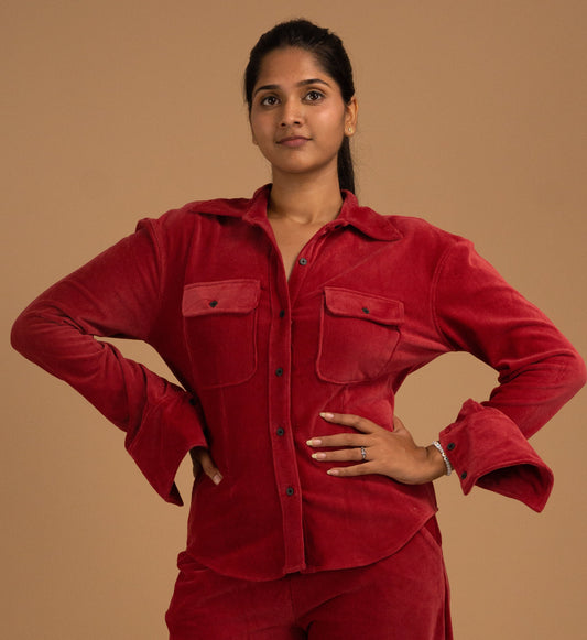 The Scarlet Monarch Corduroy Shirt
