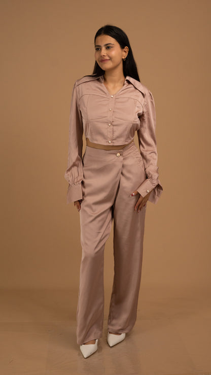 Satin Elegance Co-ord Set