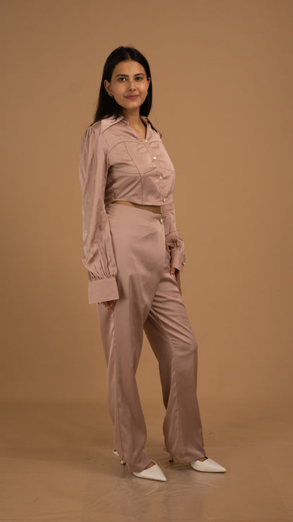 The Éclat Satin Sculpt Shirt