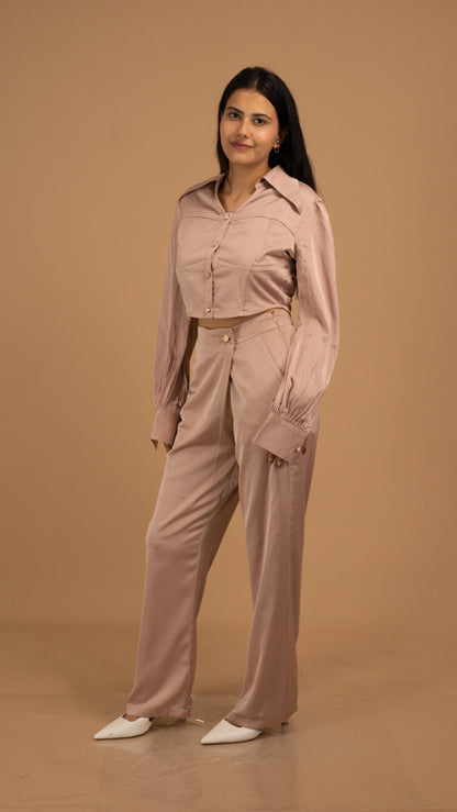 The Éclat Satin Sculpt Shirt
