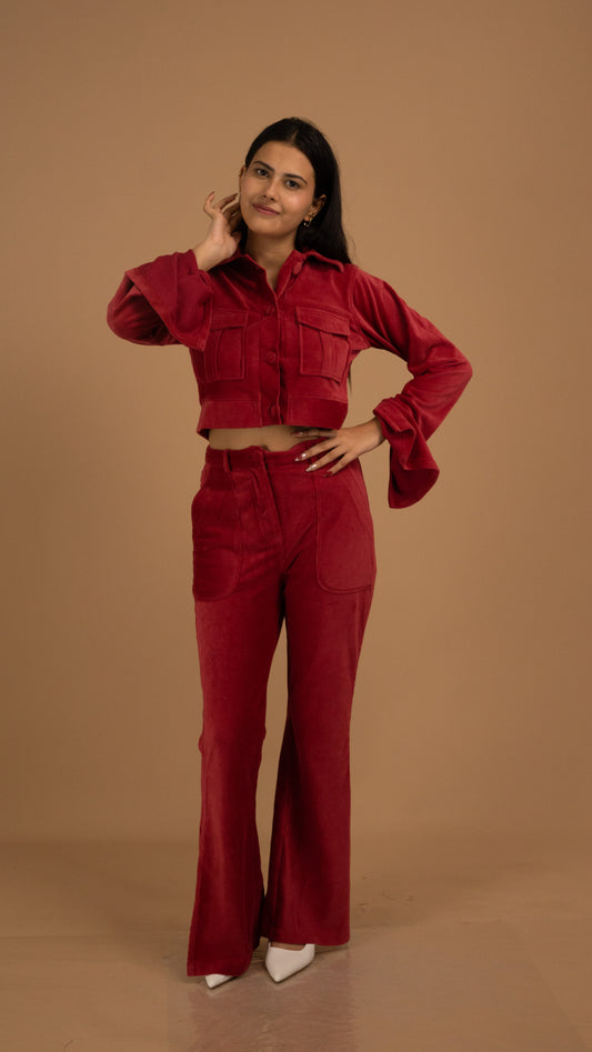 Corduroy Power Co-ord Set