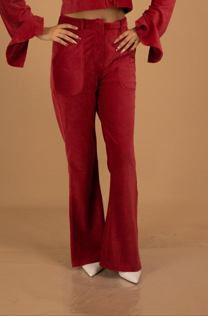 The Carraway Flared Corduroy Trousers