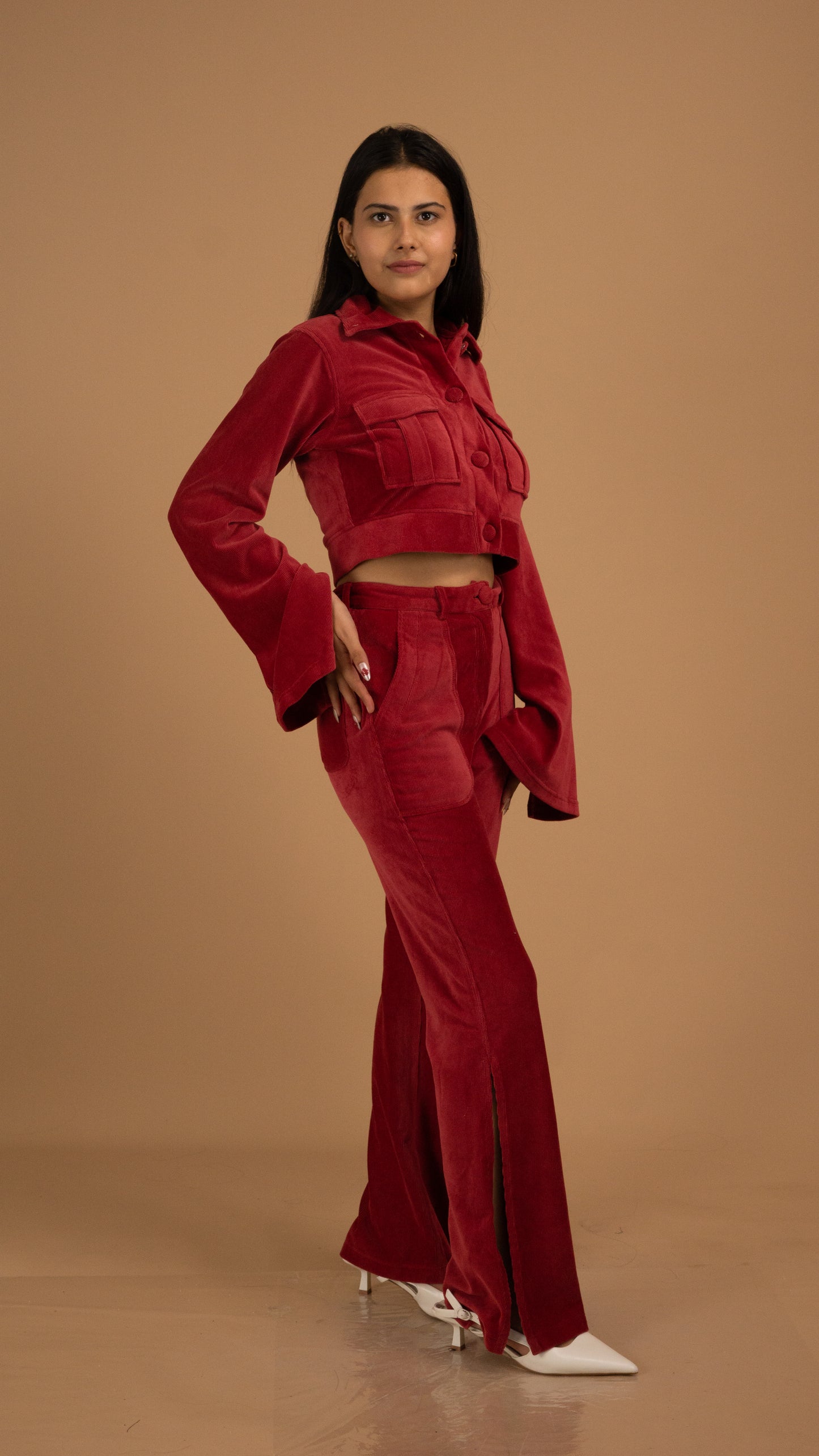 The Carraway Flared Corduroy Trousers
