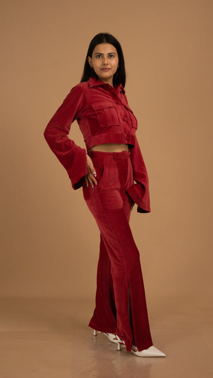 The Carraway Flared Corduroy Trousers