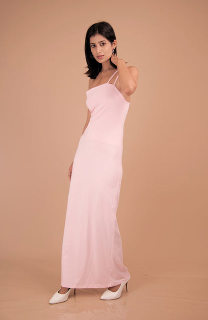 The Celestine Asymmetric Strap Maxi Dress