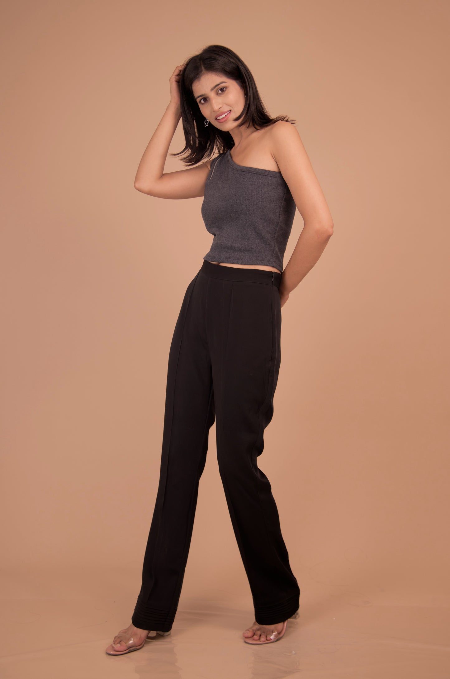 Liora Asymmetric Cotton Crop