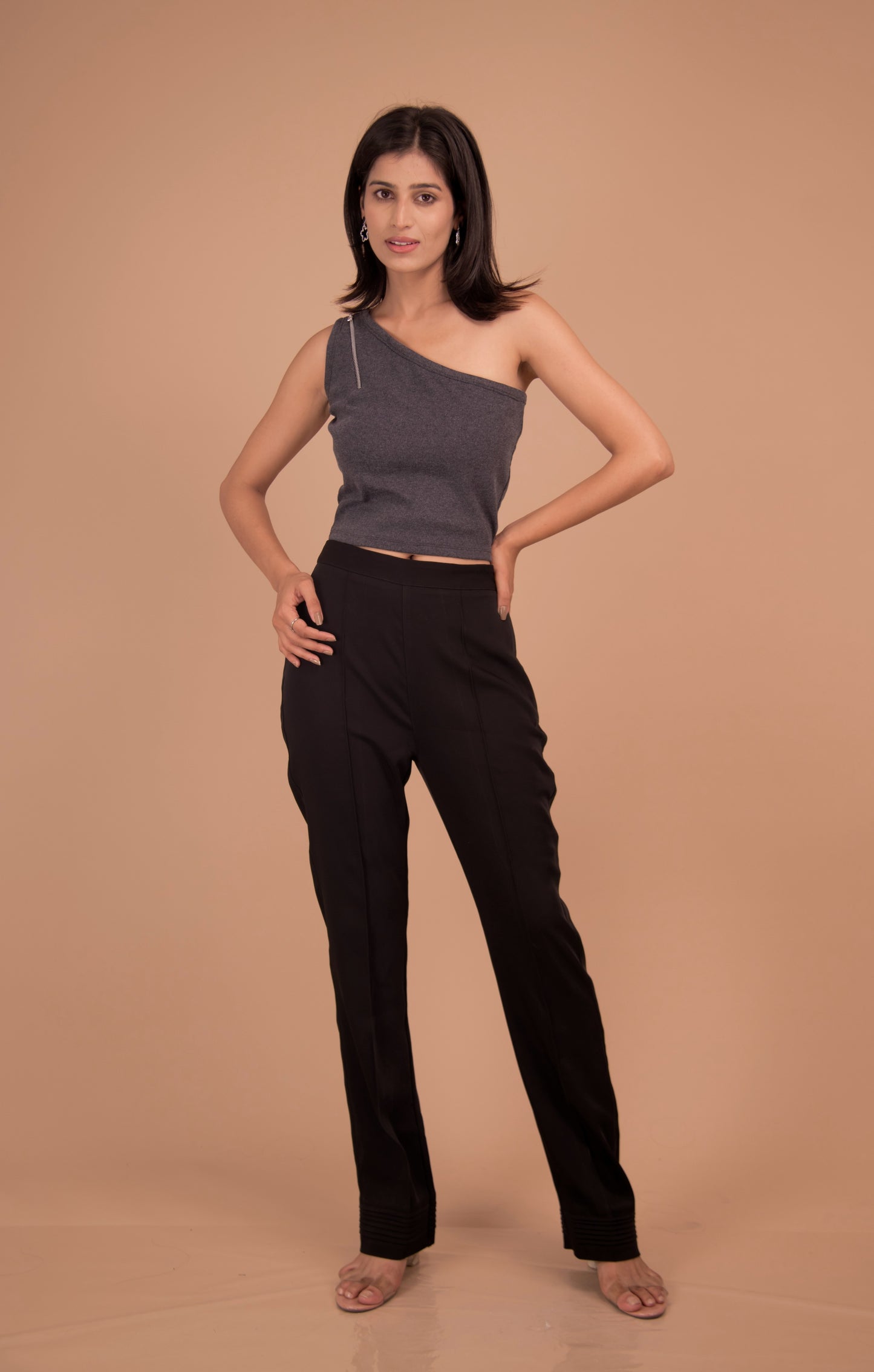 Liora Asymmetric Cotton Crop