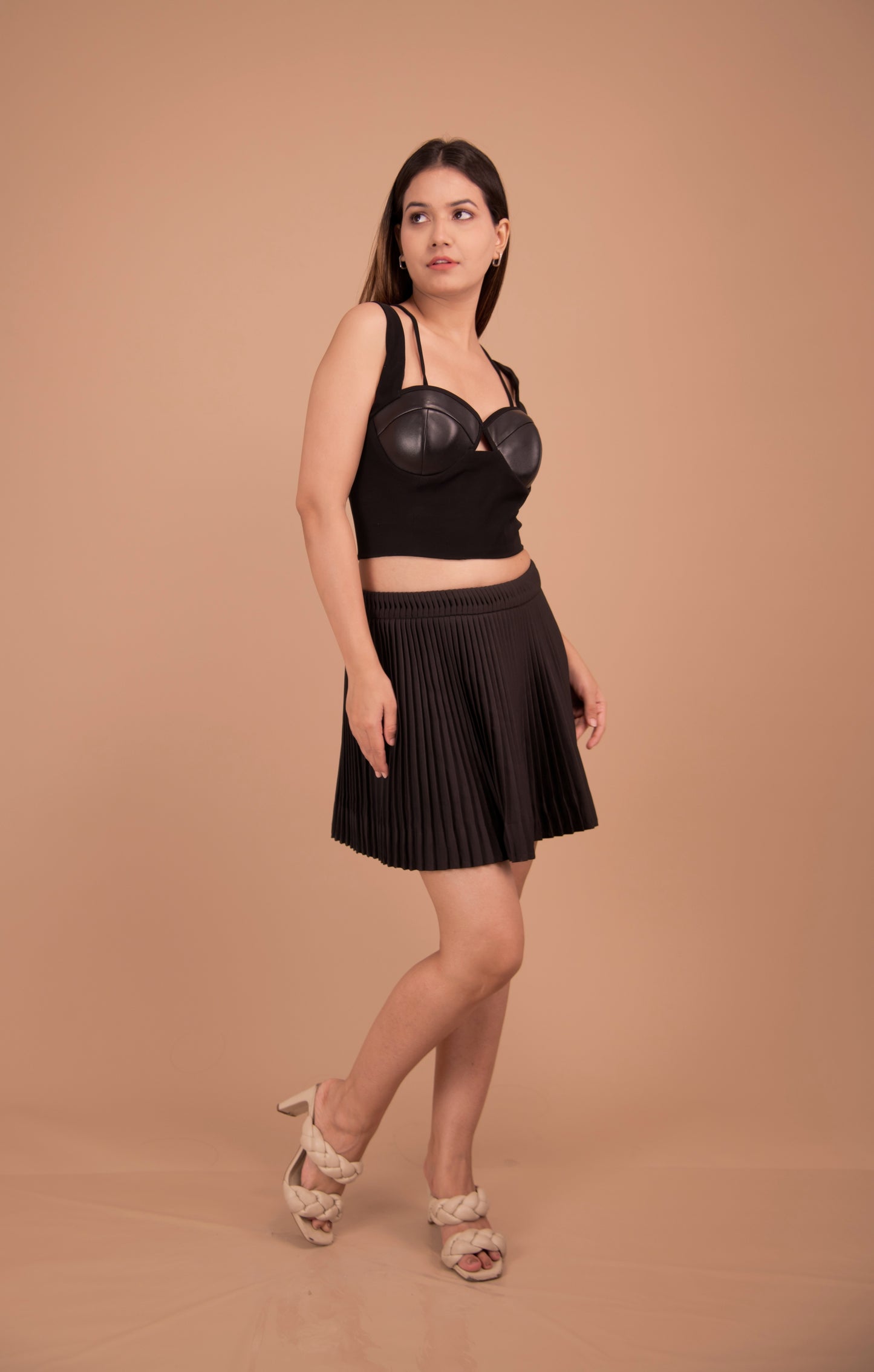 The Noir Pleated Co-Ord Set