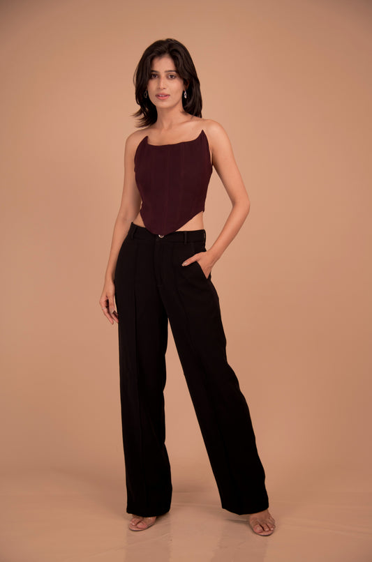 Sculpted Corset & Tailored Trouser Co-ord Set
