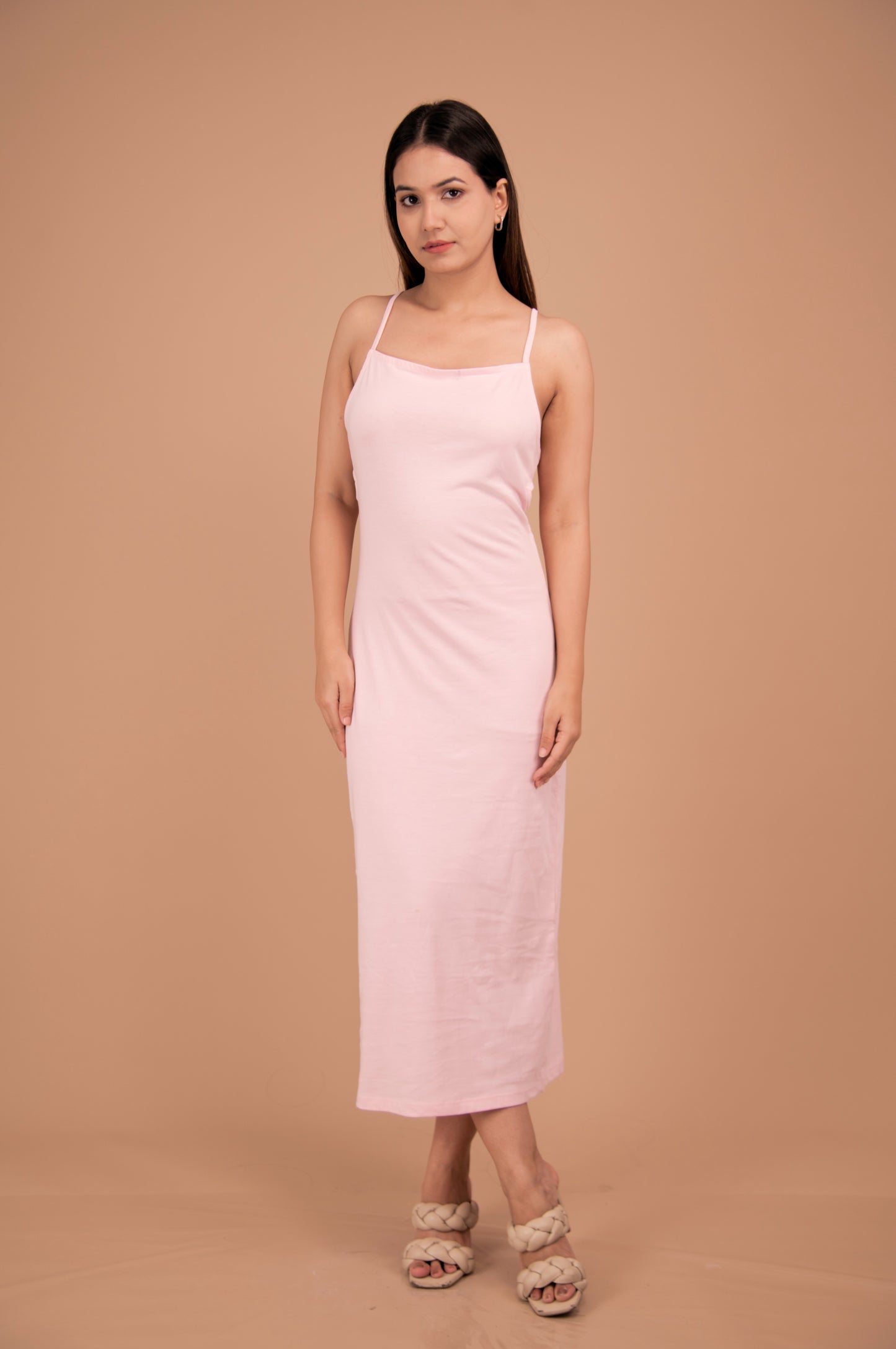 The Étoile Cotton Lace-Back Maxi