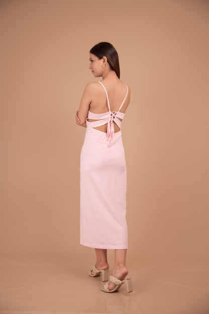 The Étoile Cotton Lace-Back Maxi