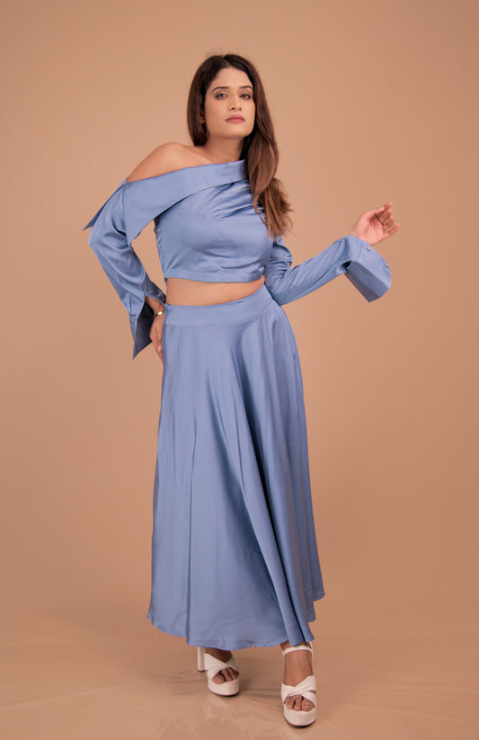 The Aurelia Satin Co-Ord Set