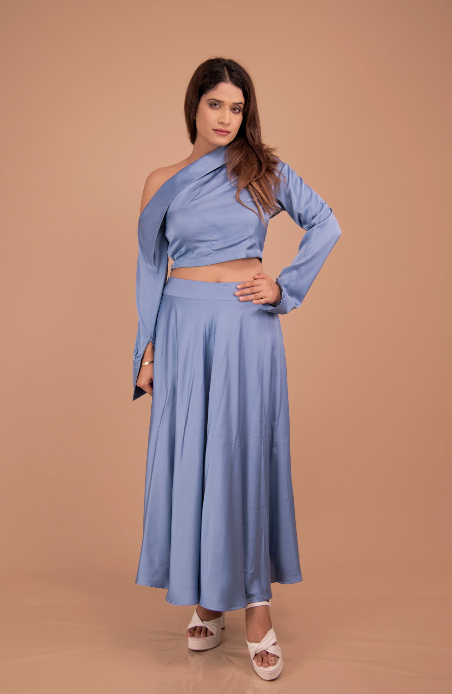 The Aurelia Satin Co-Ord Set