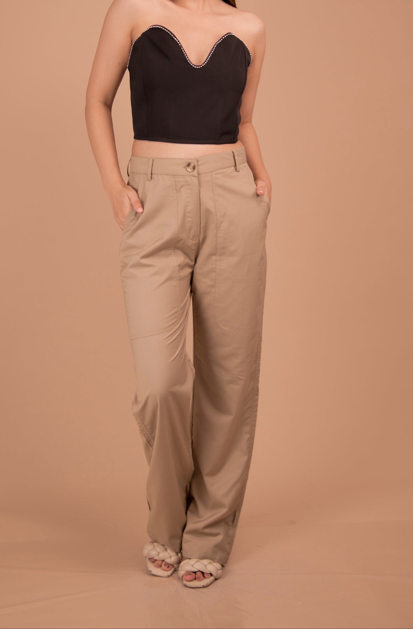 The Contour Cotton Tailored Trousers