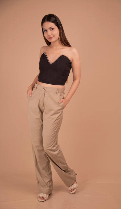 The Contour Cotton Tailored Trousers