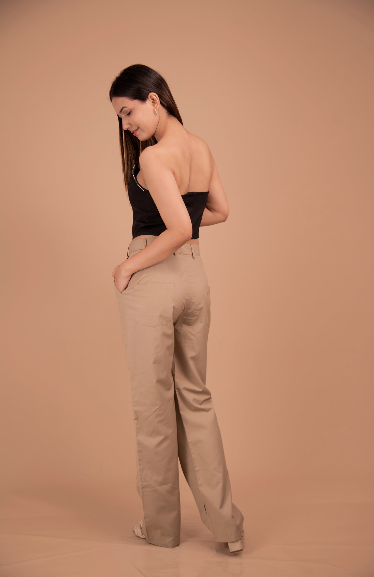The Contour Cotton Tailored Trousers