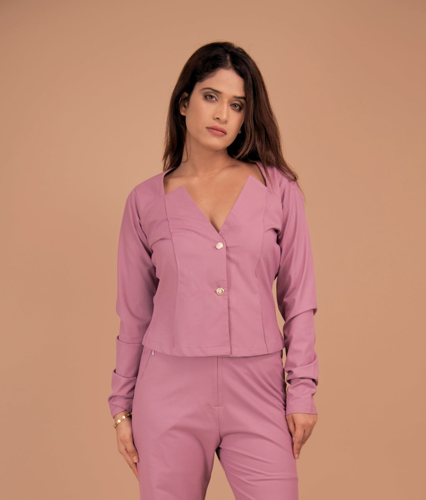 The Amara Mauve Tailored To