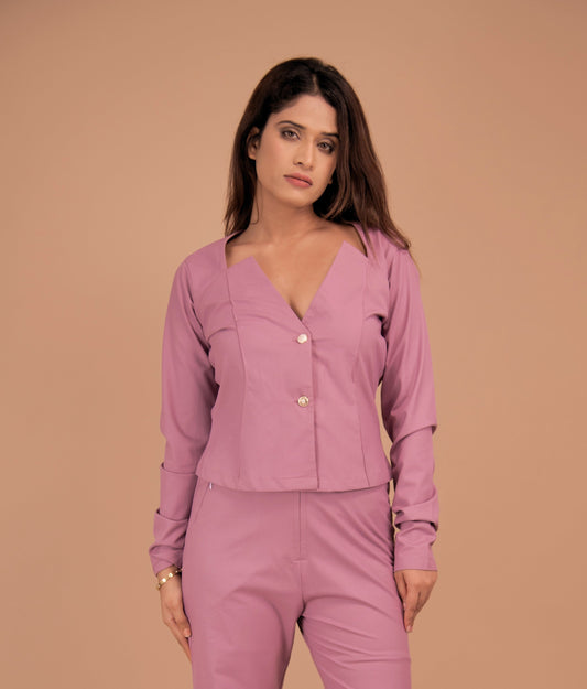 The Amara Mauve Tailored To