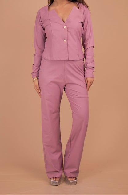 The Celeste Crepe Sculpted Pants