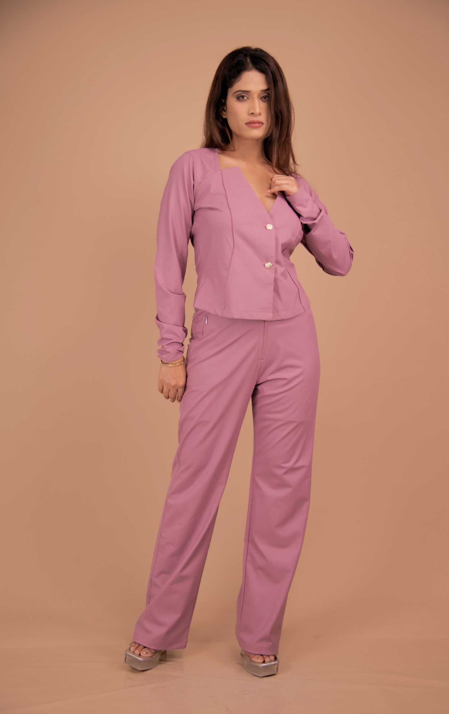 The Celeste Crepe Sculpted Pants