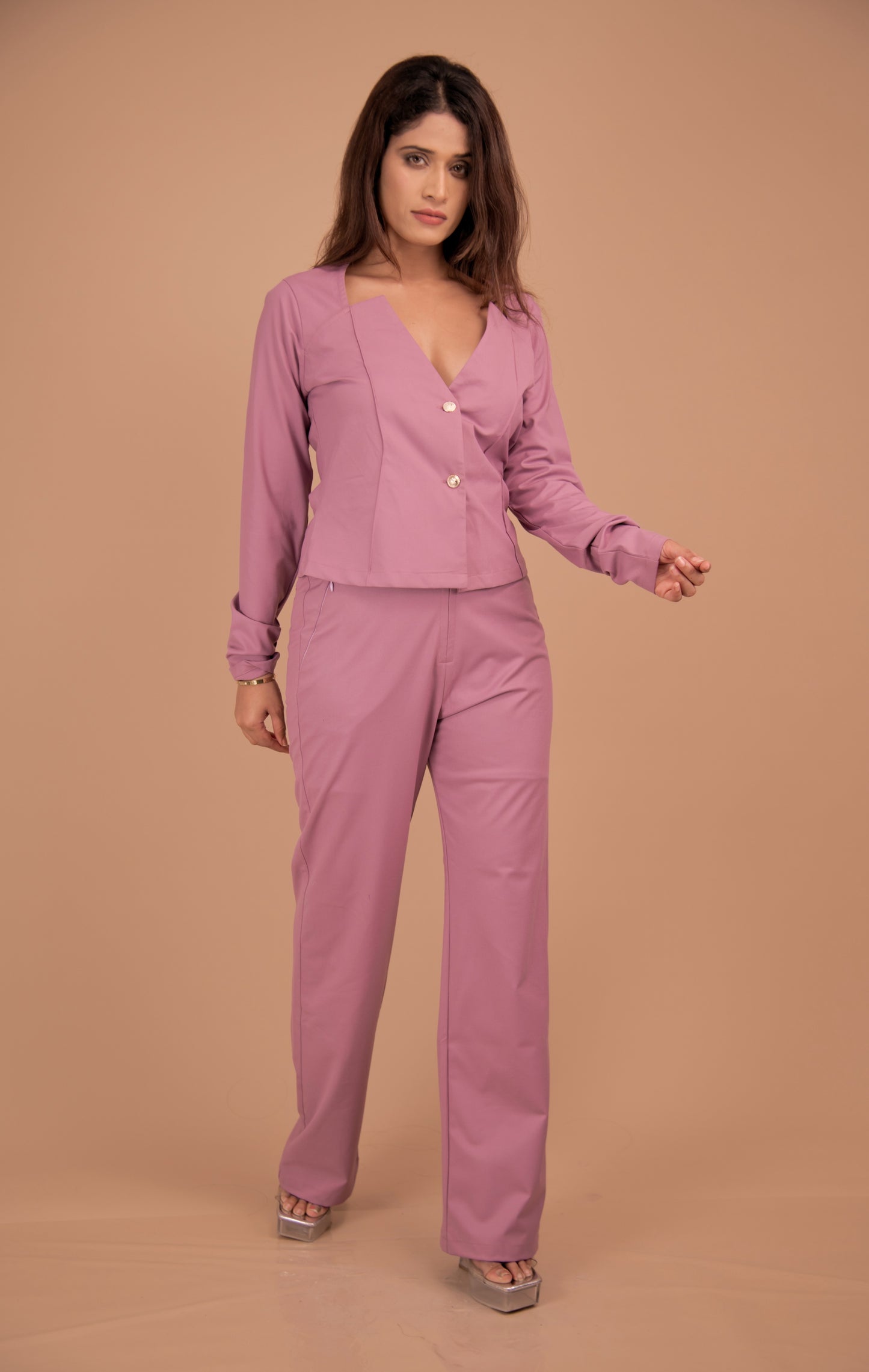 The Amara Mauve Tailored To