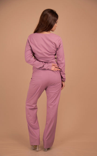 The Celeste Crepe Sculpted Pants