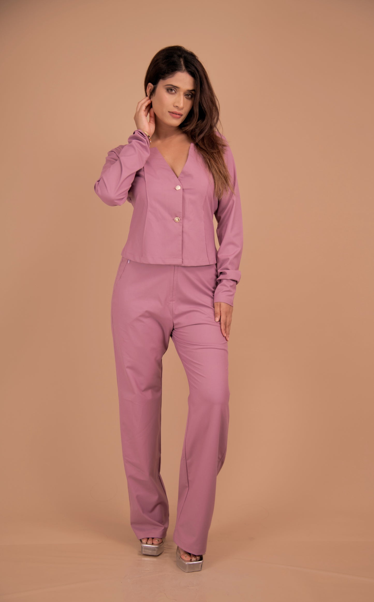 The Amara Mauve Tailored To
