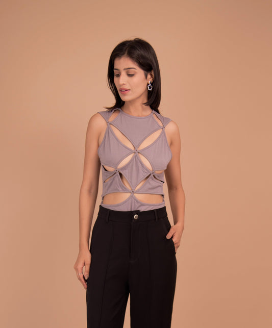 The Nova Interlace Cutout Top