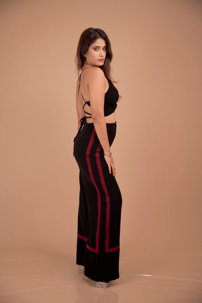 The Noir Twist Halter Top