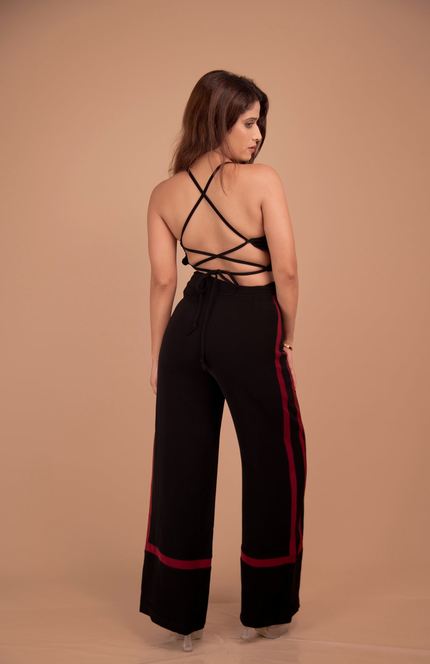 The Noir Twist Halter Top