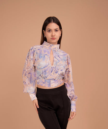The Marbelé Silk Top