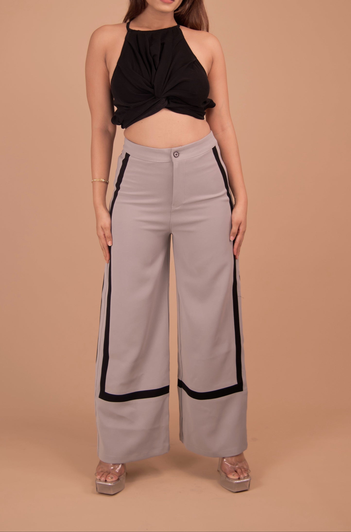 The Amara Luxe Crepe Statement Pants