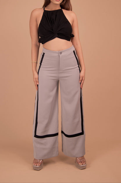 The Amara Luxe Crepe Statement Pants