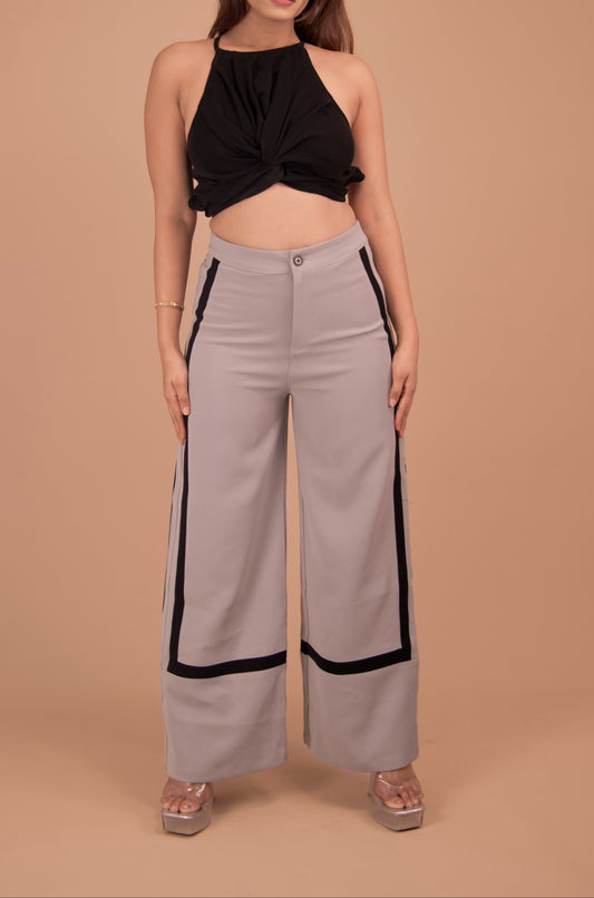 The Amara Luxe Crepe Statement Pants