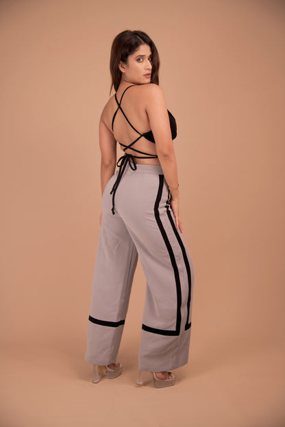 The Amara Luxe Crepe Statement Pants