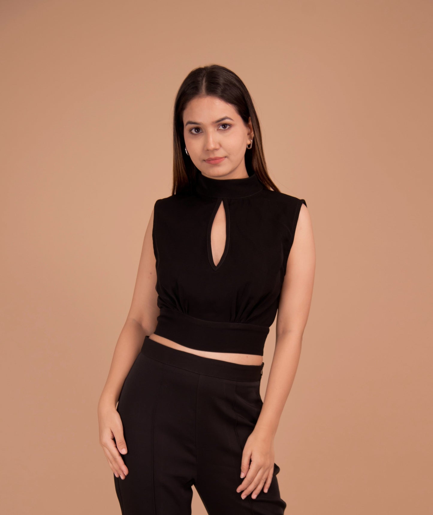 The Midnight Cutout Blouse